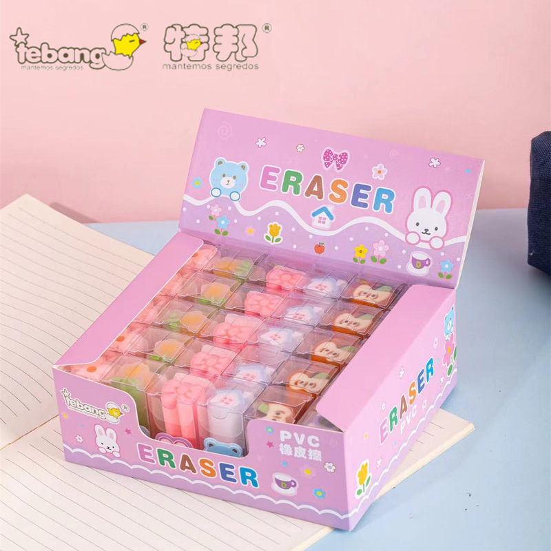 Cross-Border Cartoon Jelly Fruit Erasers, Student-Specific Wholesale Stationery, Exam-Specific, Good-Looking Erasers
