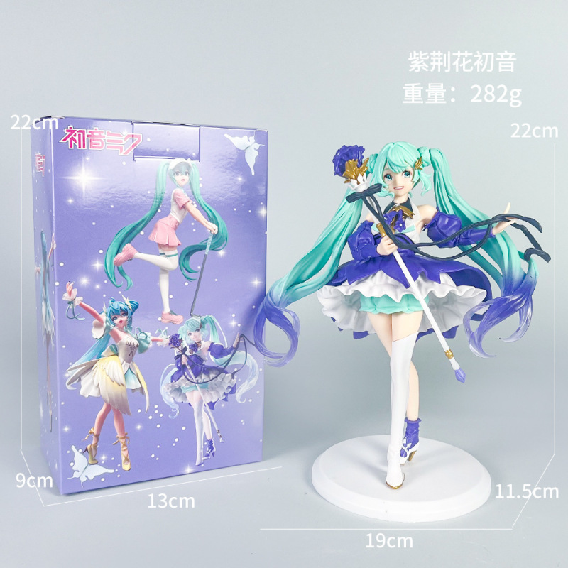初音未来手办动漫水冰月美少女蕾姆花嫁穹妹二次元公仔模型摆件批|undefined