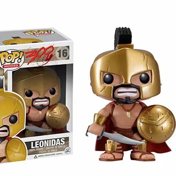 世峰社 Funko POP 斯巴达300勇士列奥尼达16# LEONIDAS 手办 H212