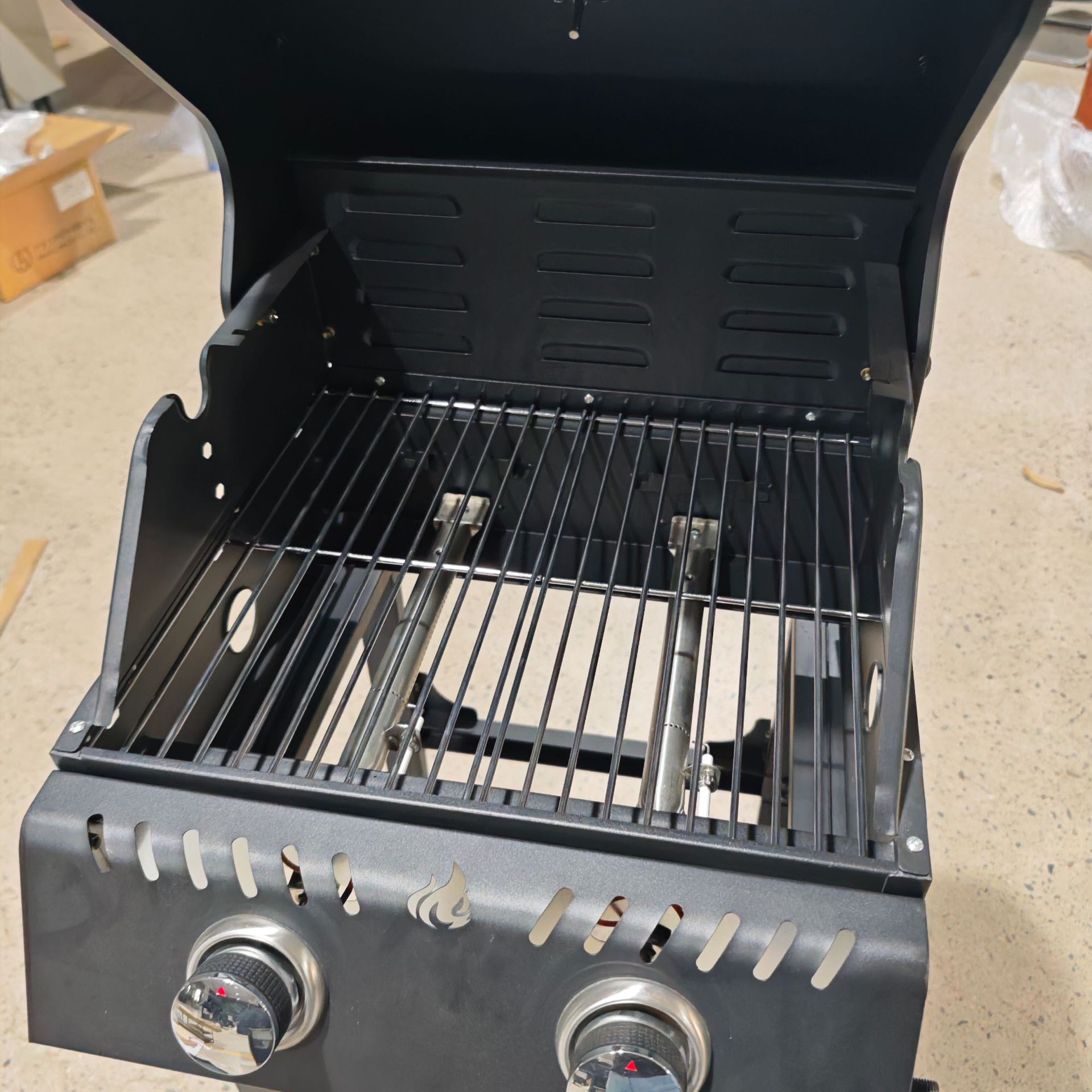 horno de parrilla de carbón de dos lados transfronterizos horno de parrilla de camping al aire libre