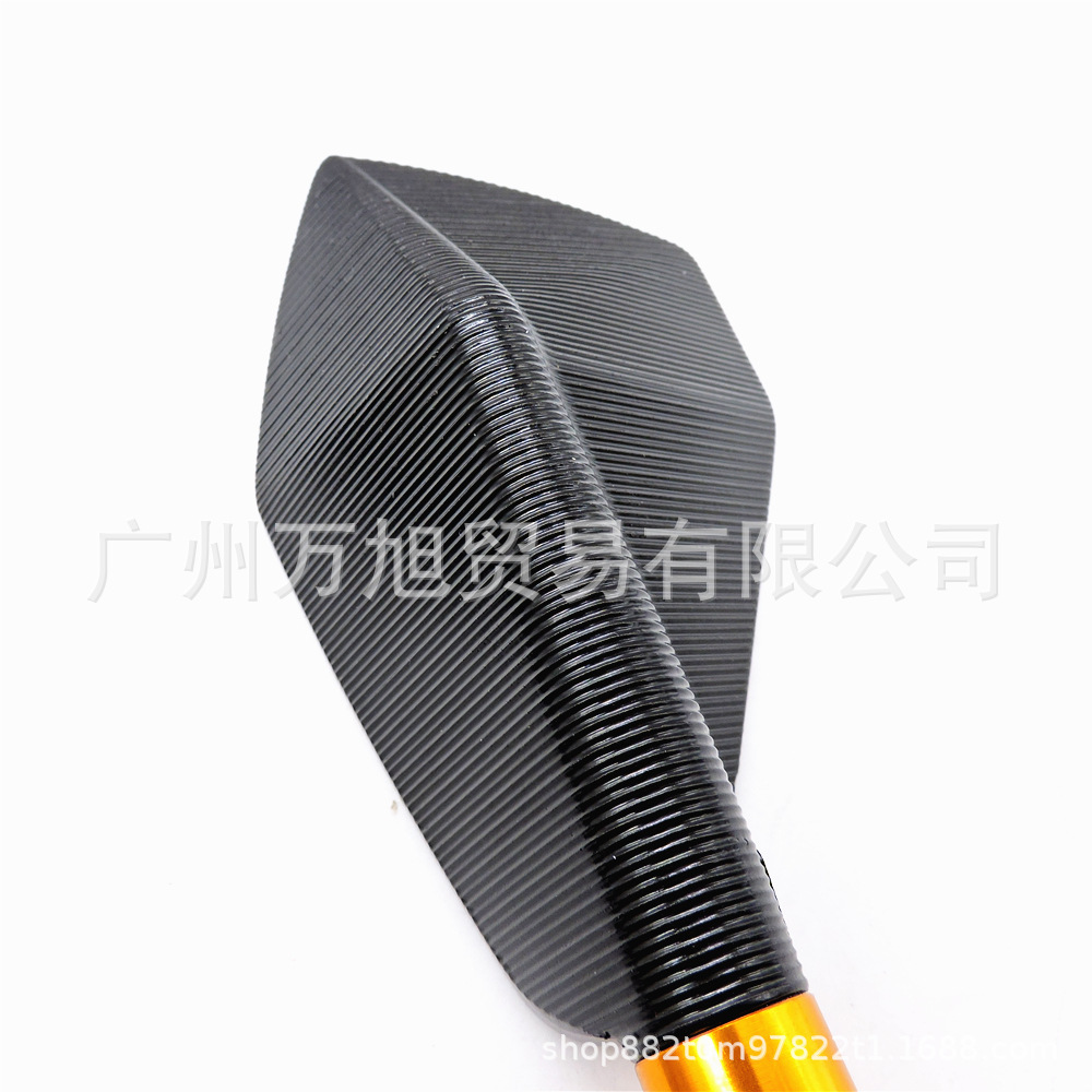 Universal for Suzuki, Yamaha, Ducati, Aluminum Motorcycle Rearview Mirror, Blue Glass Side Mirror