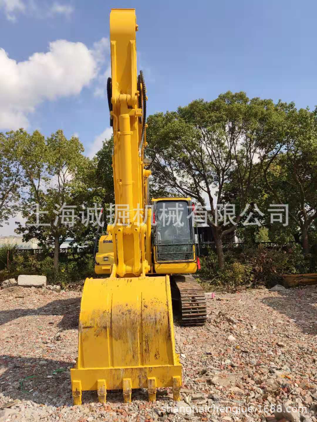 二手挖掘机komatsu 小松160-7 中型挖掘机