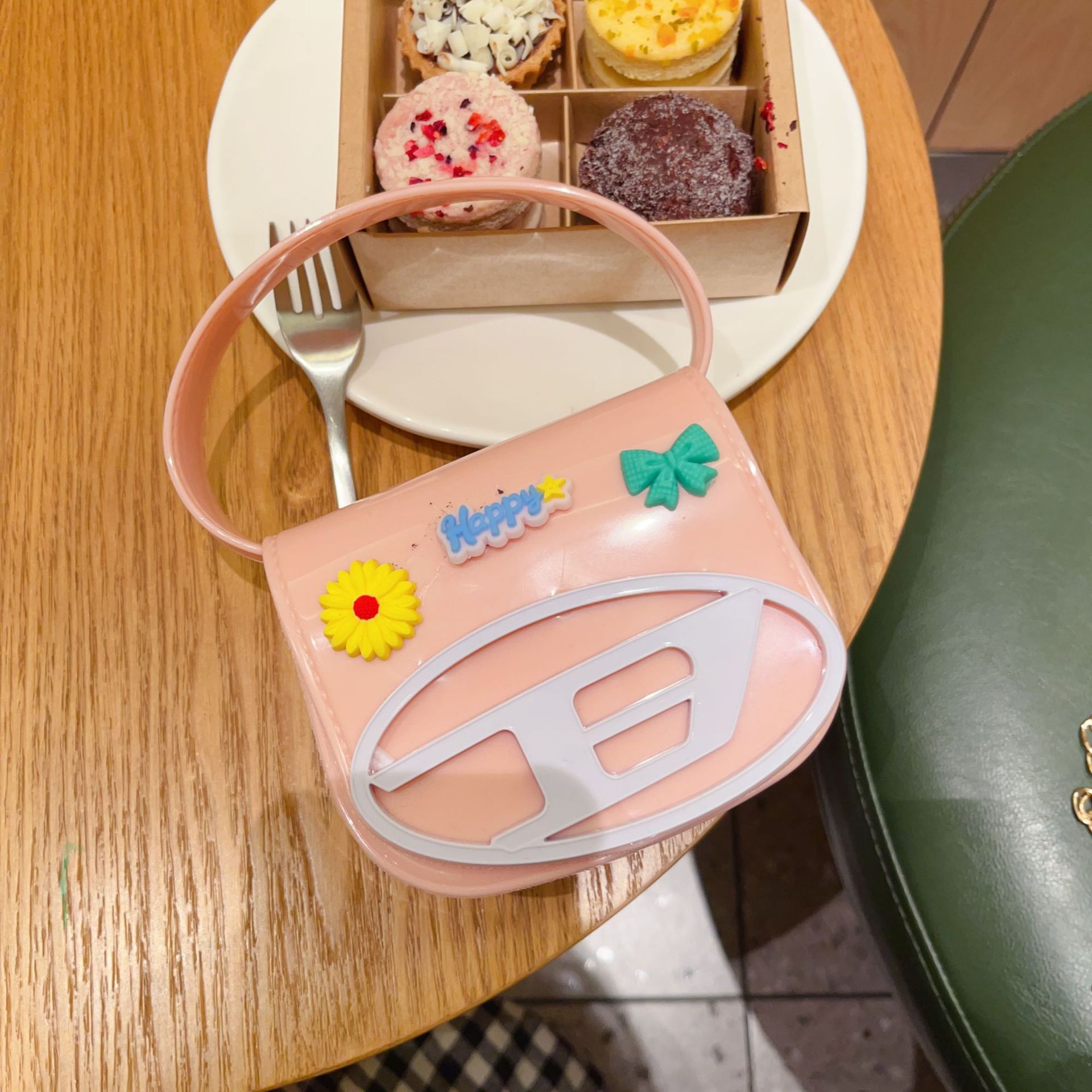 2025 Fashion New Style flower jelly Bag Mini Personalized PVC fashion single-shoulder crossbody women's bag DIY Makeup bag undefined