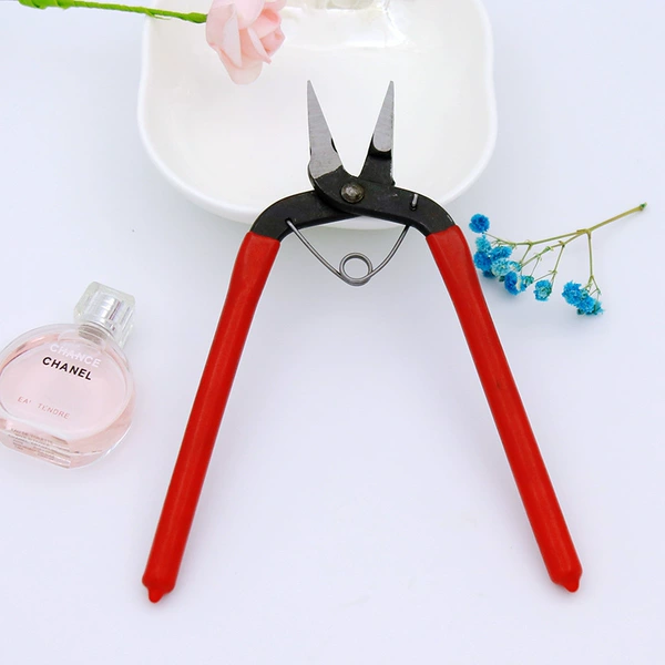 6 red handle big teeth -free pointed mouth pliers