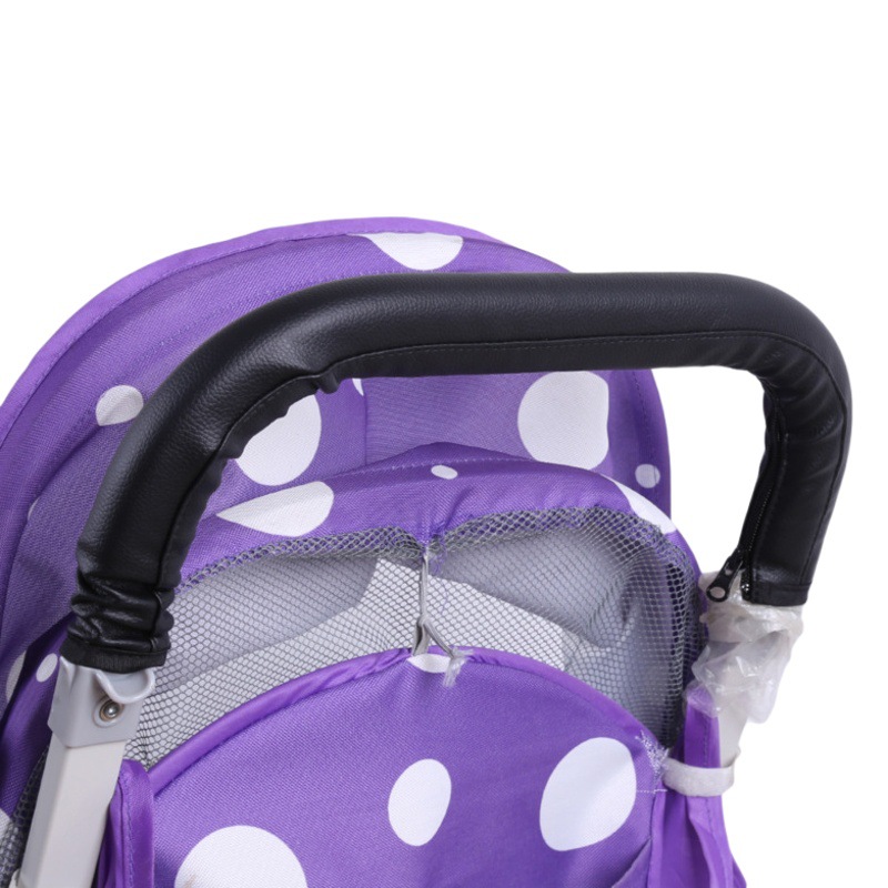 Cochecito de bebé guantes de cuero de LA PU cubierta protectora plegable lavable cremallera universal caminando guantes del manillar del bebé