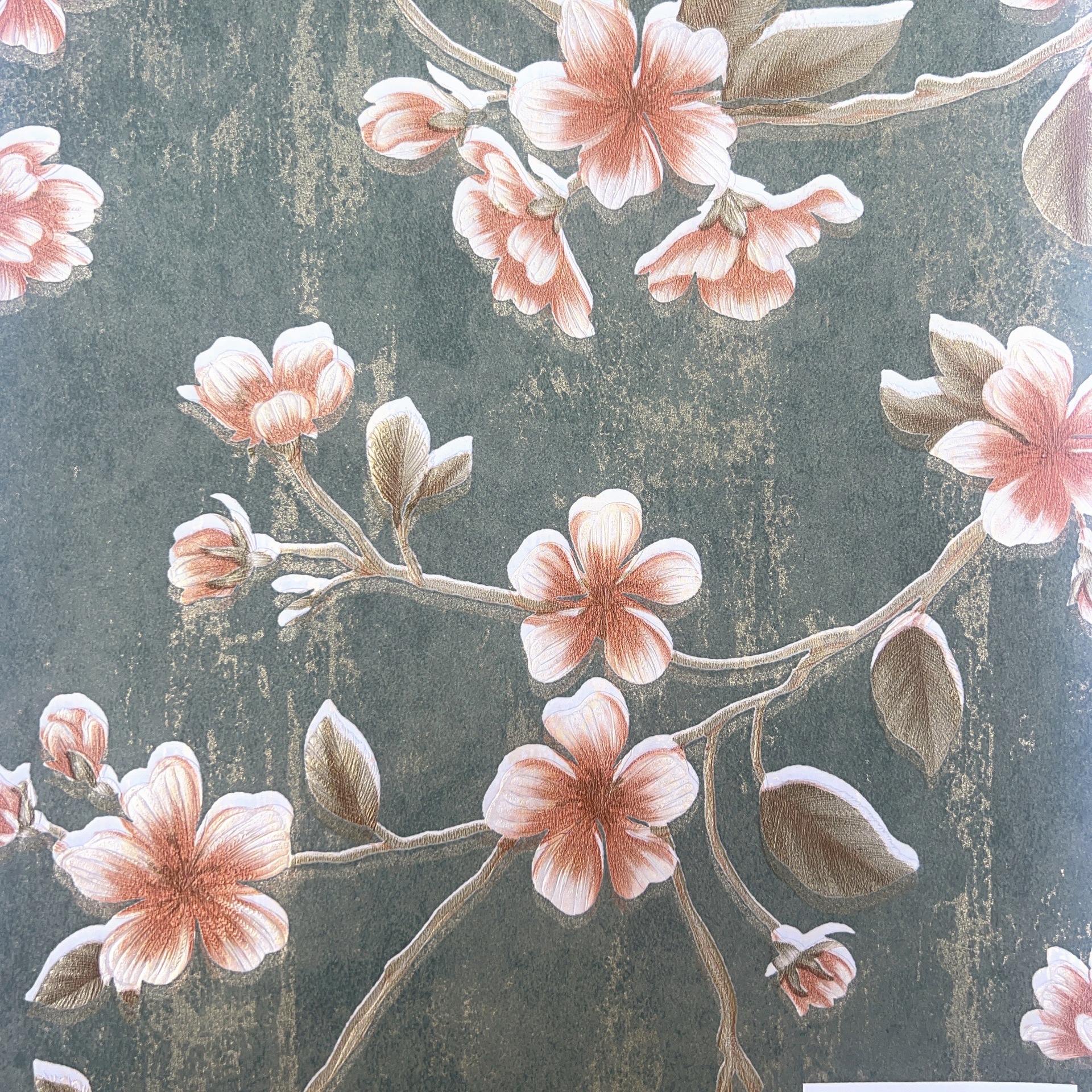 Pamela de alta calidad de la serie de impresión de bordes de melocotón de papel de embalaje de flores nuevos estampados en relieve de papel de arte de papel de embalaje de flores