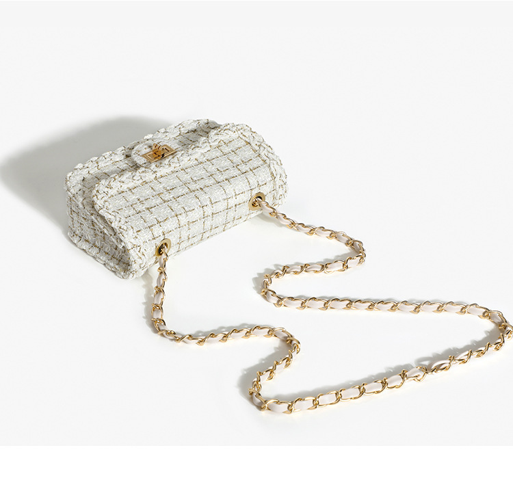 Women's Woolen Crossbody Bag Small Shoulder Bag Elegant Design_voghion.com