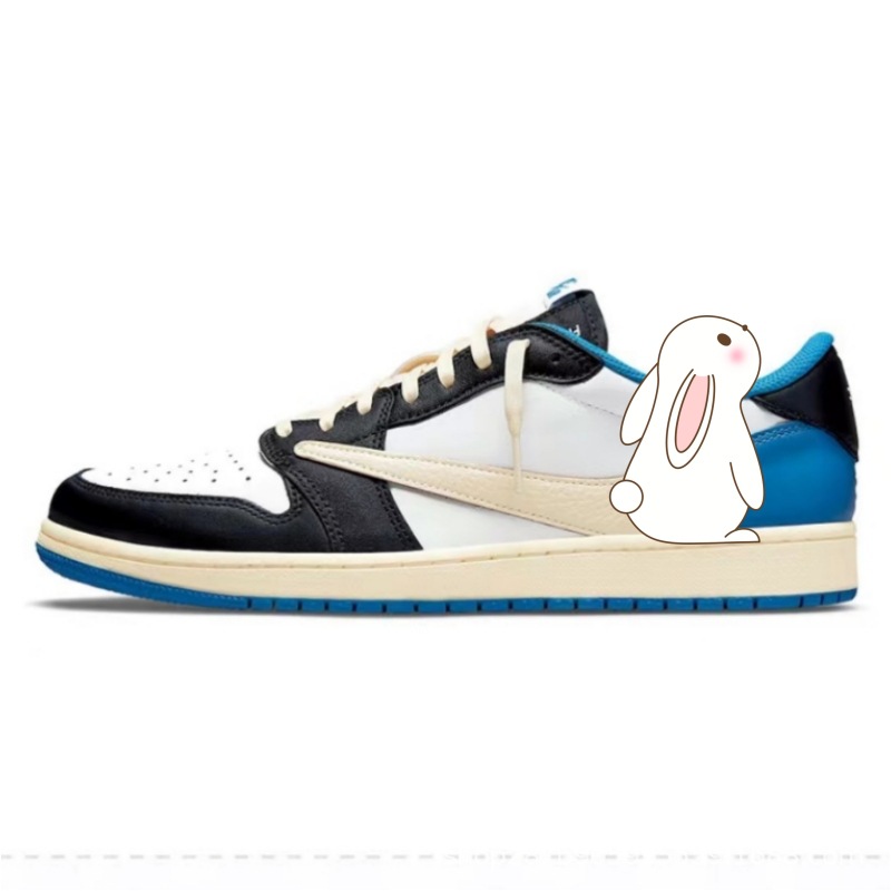 조 1 로우탑 인버티드 화이트 블루 블랙 DM7866-140