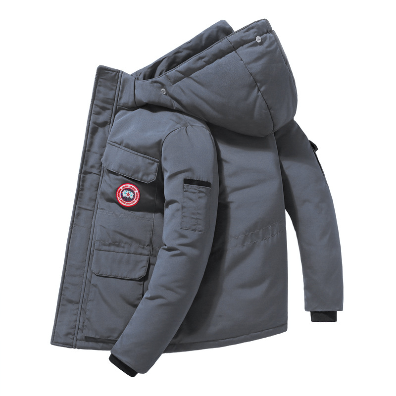 men's short travel fashionable down jacket