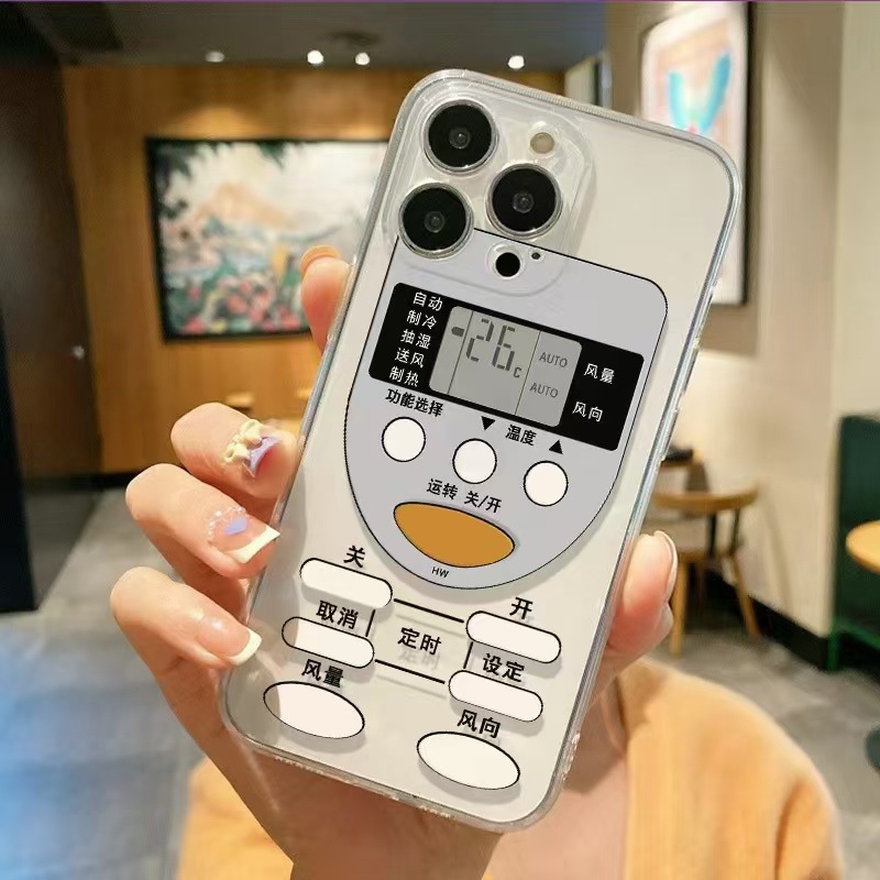 Enchufe divertido para iphone16promax funda para teléfono móvil transparente Apple 15 anti-caída 14pro personalidad 13/12
