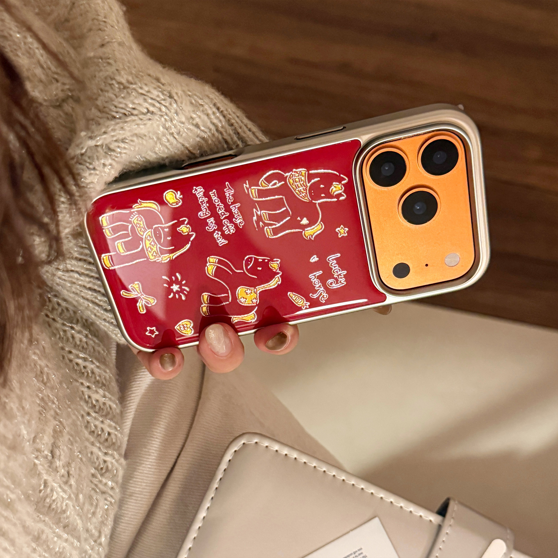 Funda protectora para iphone, carcasa con diseño para apple móvil_voghion.com