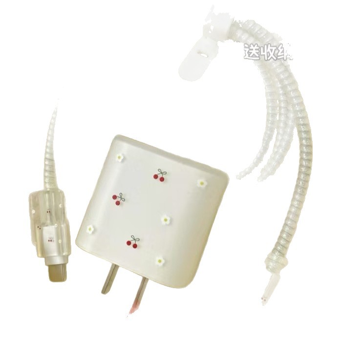 Aplicable a Apple 14 Cable Cover iPhone 13 Cargador Head 12 Promax Winding Cable Cover iPad