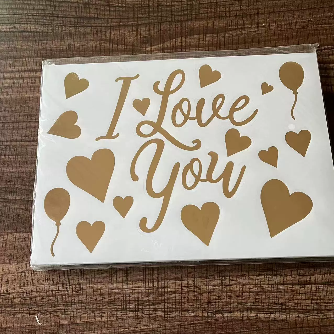 Transparent sticker, balloon, new collection, DIY