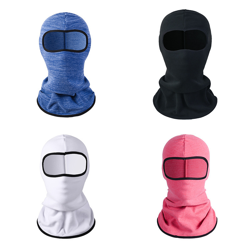 Autumn and winter outdoor riding warm mask de Velvet windproof cold-proof headgear men's and women's sports skiing warm liner Cap