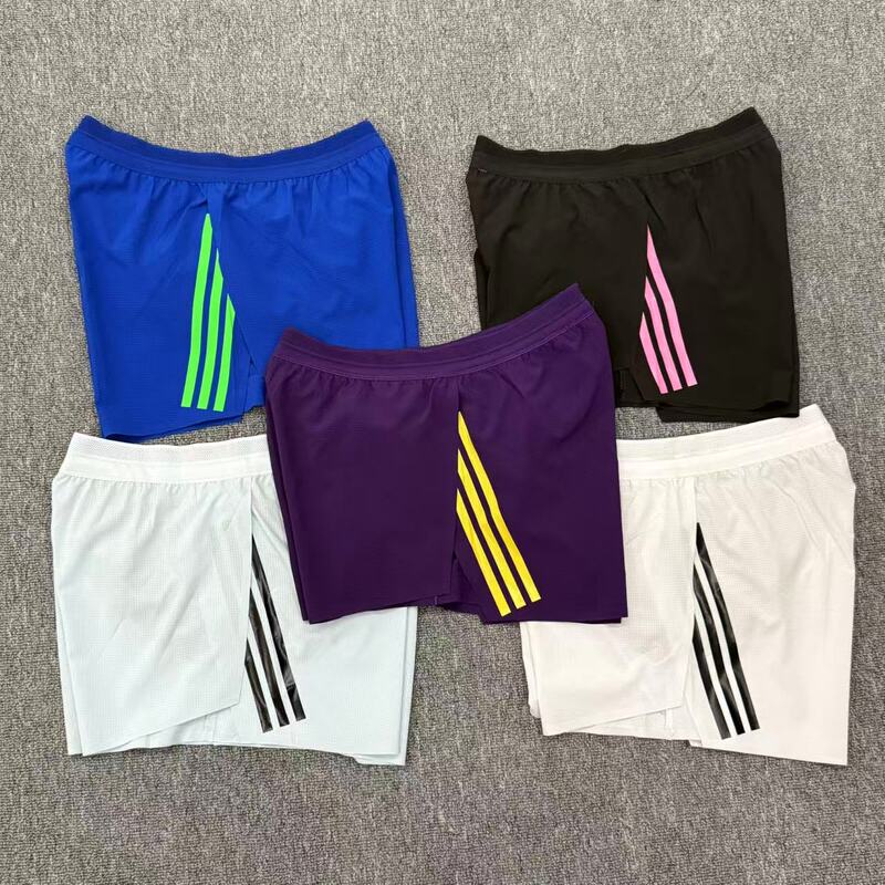 Professional Sports Training Track and Field Breathable Quick-Dry Full-Open Shorts for Men and Women Marathon Running Shorts
