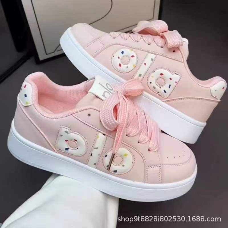 3543 otoño y invierno nuevo estilo de escuela de viento de fondo grueso deportivo de ocio universal Zhao Lu Si con el mismo nicho de diseño de zapatos de skate de estilo de port