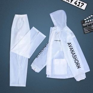 Утолщенный плащ и дождевик, комплект, непромокаемый мужской и женский комплект для путешествий на открытом воздухе, альпинизма, электромобиля, велосипеда, светоотражающий плащ