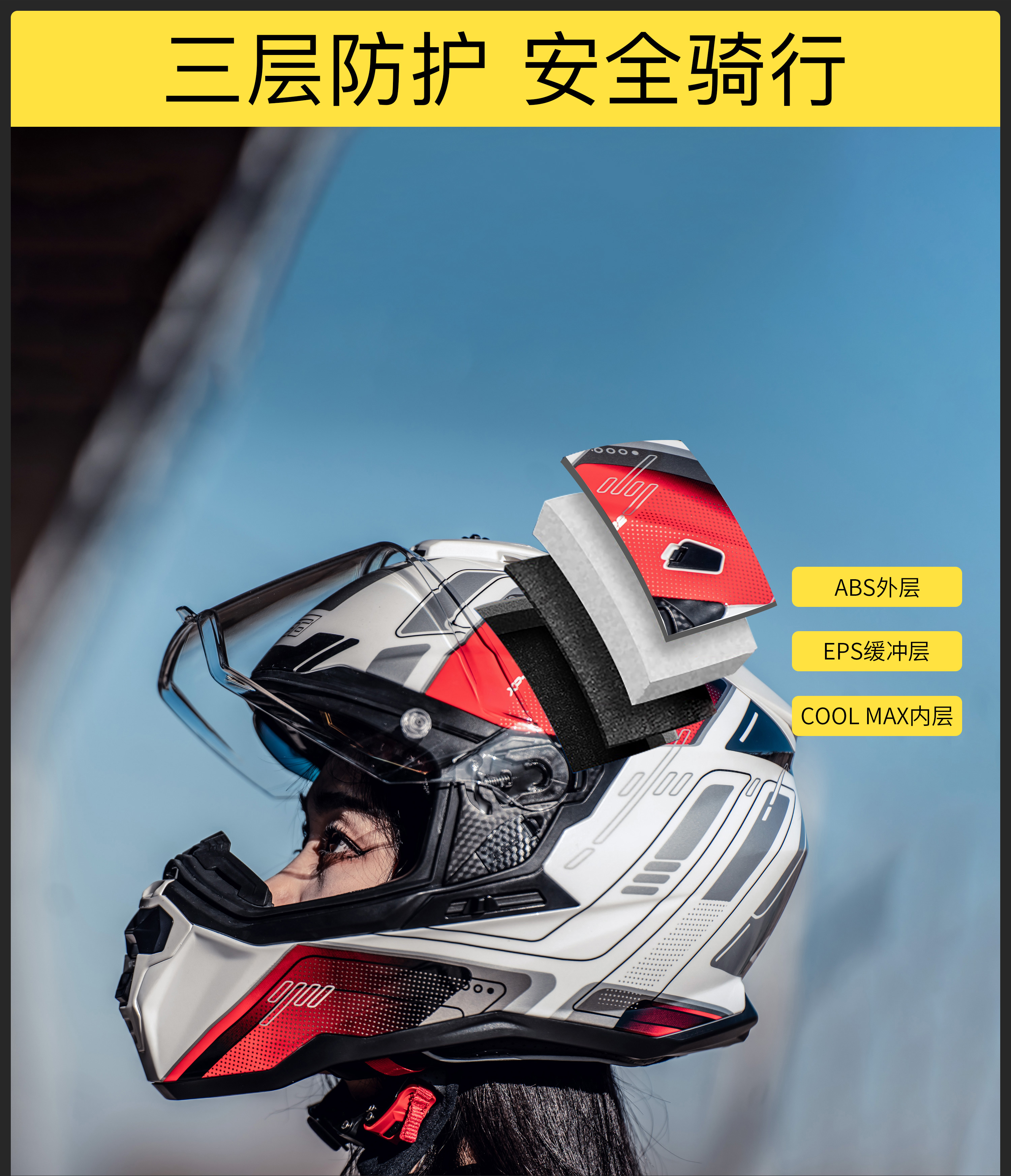 Motorcycle Helmet Double Visor Retro Cruiser Motorbike Helmet Summer Sunscreen