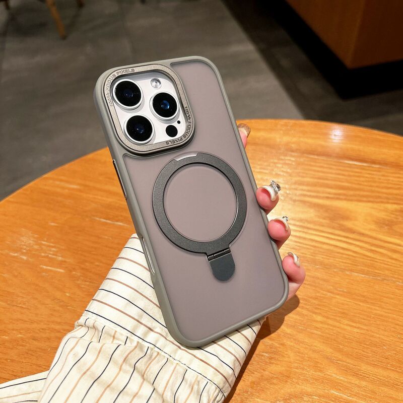 Apple 17ProMax 携帯電話ケース、マット仕上げのiPhone16 マグネット式スタンド、MagSafe対応の保護ケースに適しています。|undefined