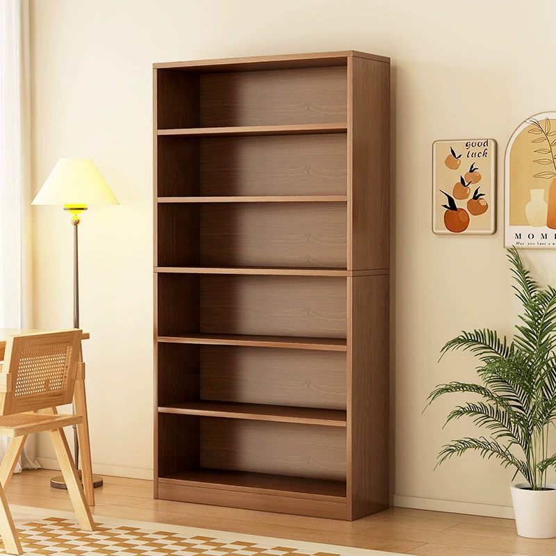 Книжная полка на полу дома многослойная книжная полка