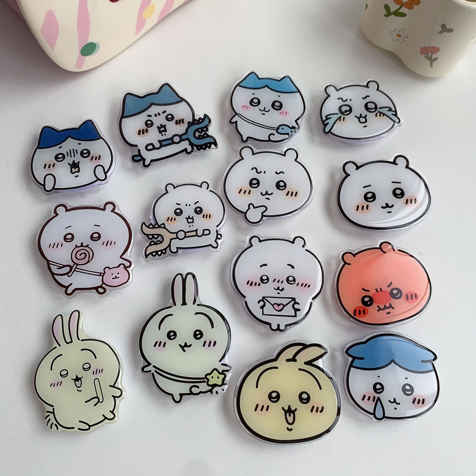 Little Red Riding Book Same Style Jiyika Wow Suitable for Any Mobile Phone Airbag Bracket 3m Glue Paste Lazy Desktop Artifact