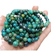 Turquoise copper Phoenix jade, jewelry, round beads, retro bead bracelet, accessory, peacock, wholesale