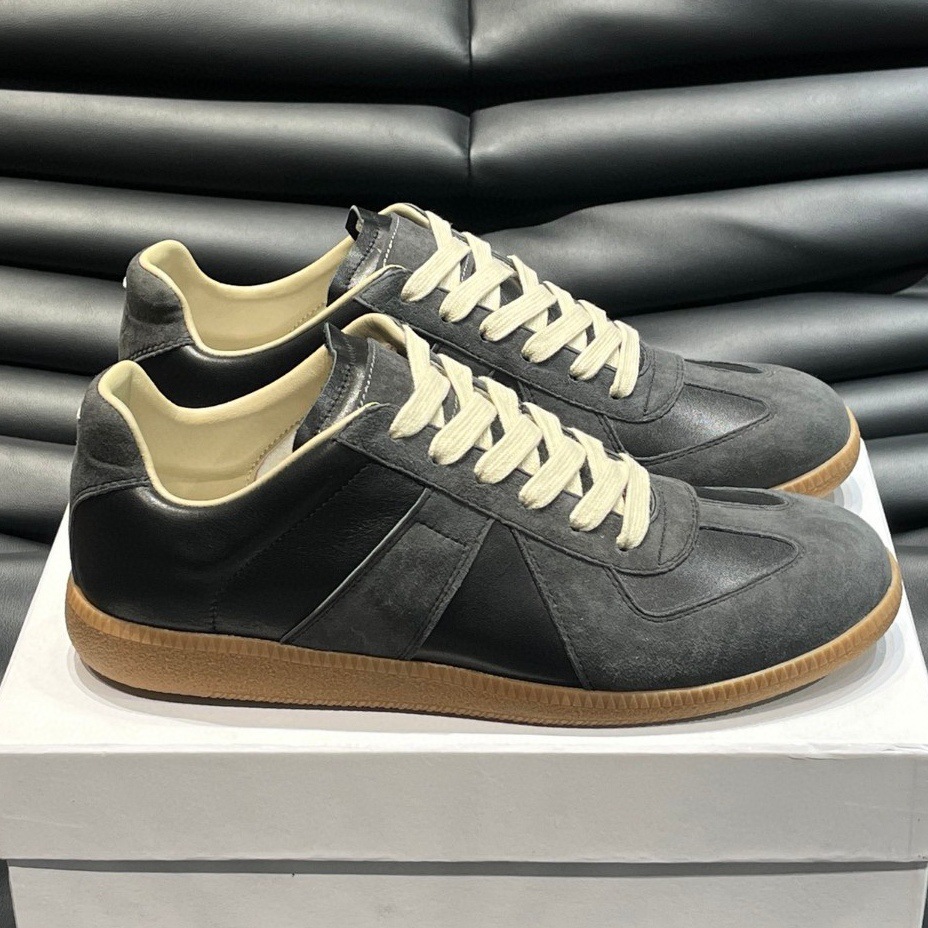 2025 nuevos zapatos de entrenamiento Magillard piel de vaca para hombre cuero retro cuero suave nicho Forrest Gump zapatos de entrenamiento MM * 6 zapatos de moda