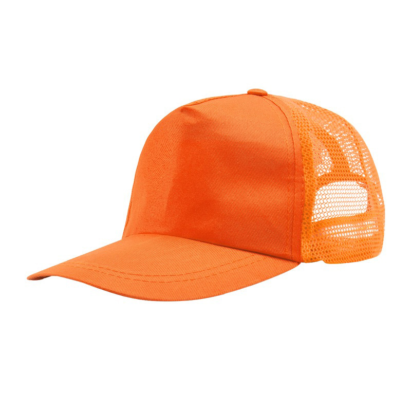 Gorra de malla de esponja gorra de publicidad impresión gorra de béisbol para adultos panel de luz a juego de color gorra de trabajo transpirable viaje protección solar sombrero para el sol