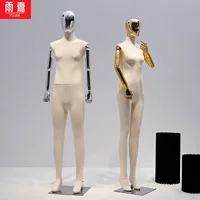 Модная брендовая модель для магазина мужской одежды, полноразмерная тканевая кукла для демонстрации одежды, стойка для витрины магазина, женская кукла-манекен.