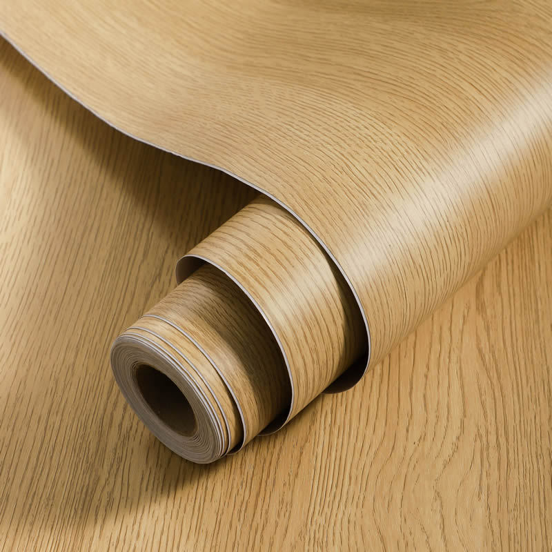 木板办公桌木纹仿木面柜木门家具贴纸自粘翻新pvc贴皮实木桌墙纸