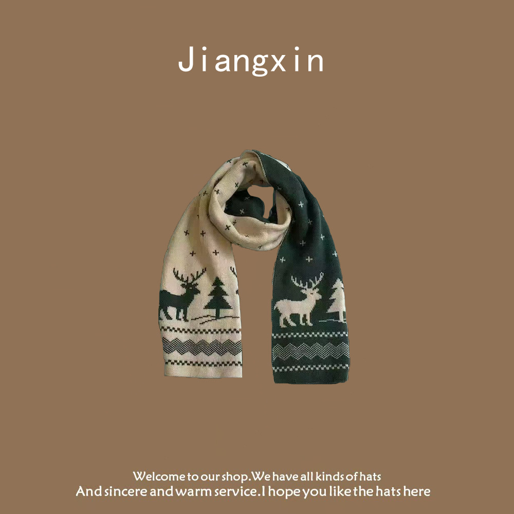 【엘크】스카프-그린