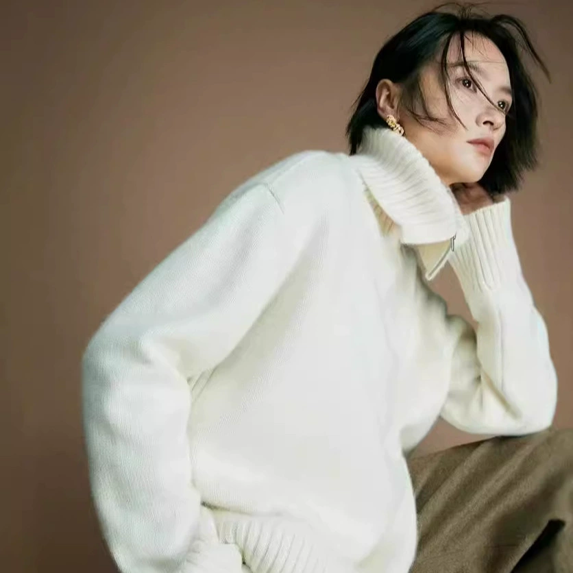 Ace Lo * opana 600G с высоким Kg и тяжелым чистым шерстяным вязанием ретро толстые иглы в стиле французского ленивого