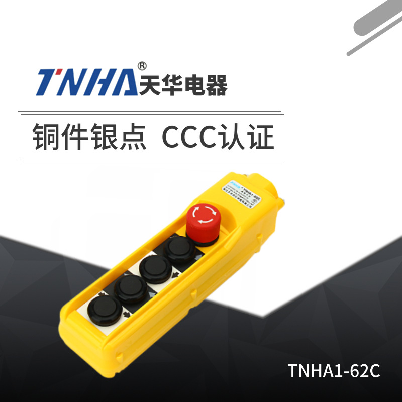 厂家直销TNHA1-62C 62CS行车防水开关 防雨型起重机用控制按钮
