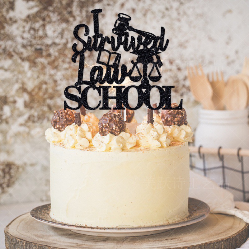 Suministro directo de fábrica Departamento de Ley temporada de graduación fiesta tire bandera traje pastel plug-in Universidad graduación decoración tire flor