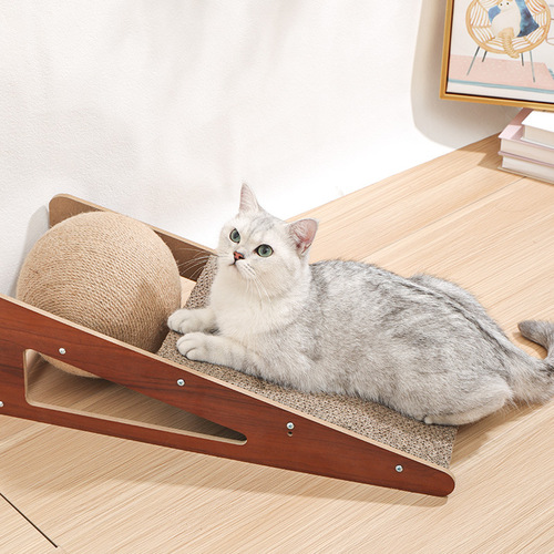 Pet cat scratching board cat toy cat claw board wholesale corrugated paper cat scratching board without crumbs large funny cat vertical wall