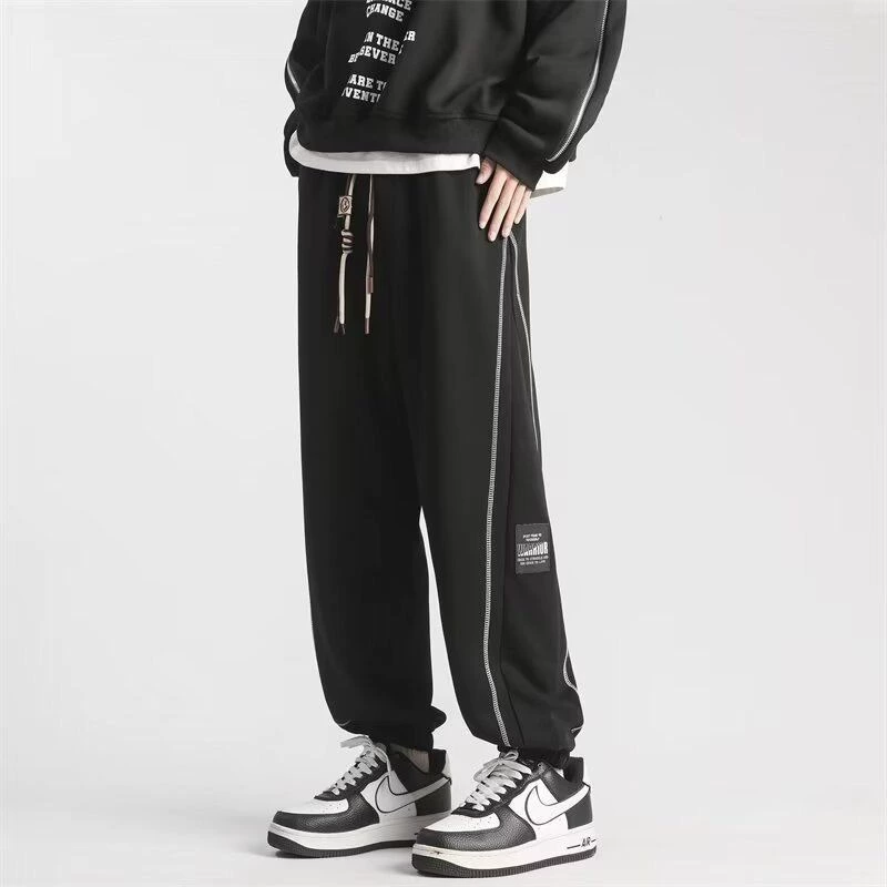 Тяжелый хлопок подросток длинные брюки мальчик красивый весной и осенью