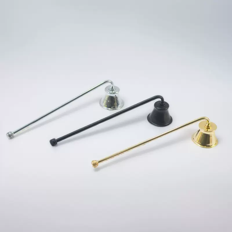 跨境美式香薰蜡烛工具熄烛器灭烛铃铛金属小喇叭灭烛罩蜡烛熄灭盖