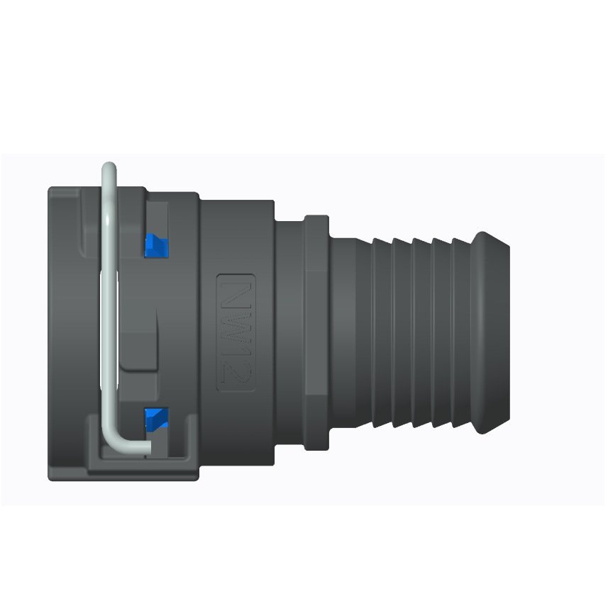 阿雷蒙VDA储能新能源冷却快插接头 NW12接口直角配胶管ID12mm接头