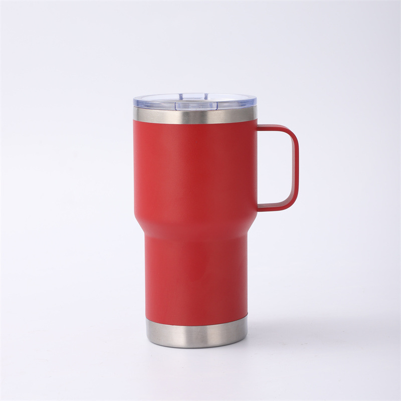 Vaso térmico de acero inoxidable con asa para coche y hogar_voghion.com