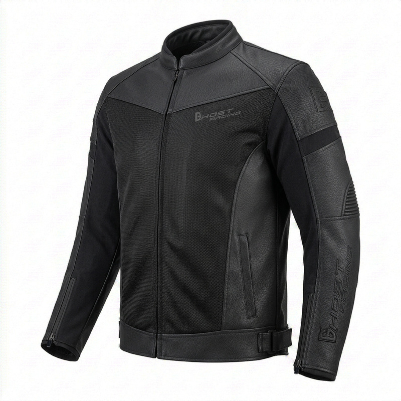 Motorcycle Riding Clothing for Men and Women, Breathable Motorcycle Clothing, Pu Leather Clothing, Anti-Fall Racing Clothing, Retro Cruising Rider Jacket Motorcycle Riding Clothing for Men and Women, Breathable Motorcycle Clothing, Pu Leather Clothing, Anti-Fall Racing Clothing, Retro Cruising Rider Jacket