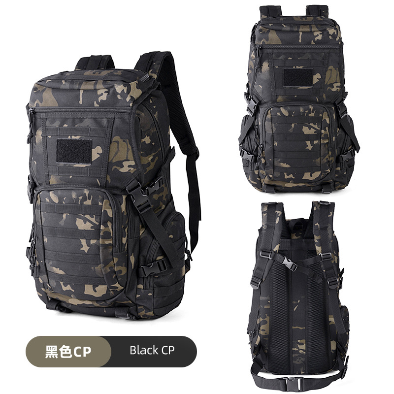 Fábrica al por mayor al aire libre pesada caminata bolsa de montaña 50 gran capacidad excursión mochila militar fan mochila táctica