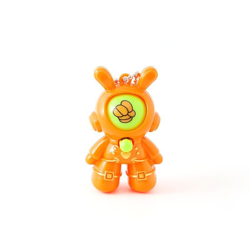 ミニじゃんけんダイコンウサギのおもちゃの販売促進の小さい賞品は石の布のゲームの卵のキーホルダーのペンダントをはさみます。|undefined