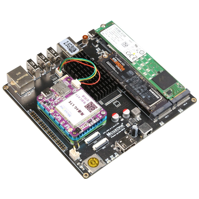 Raspberry Pi CM4_NAS расширение сеть жесткий диск M.2 M-Key NVME 2.5G сетевые карта PCIE PCIE