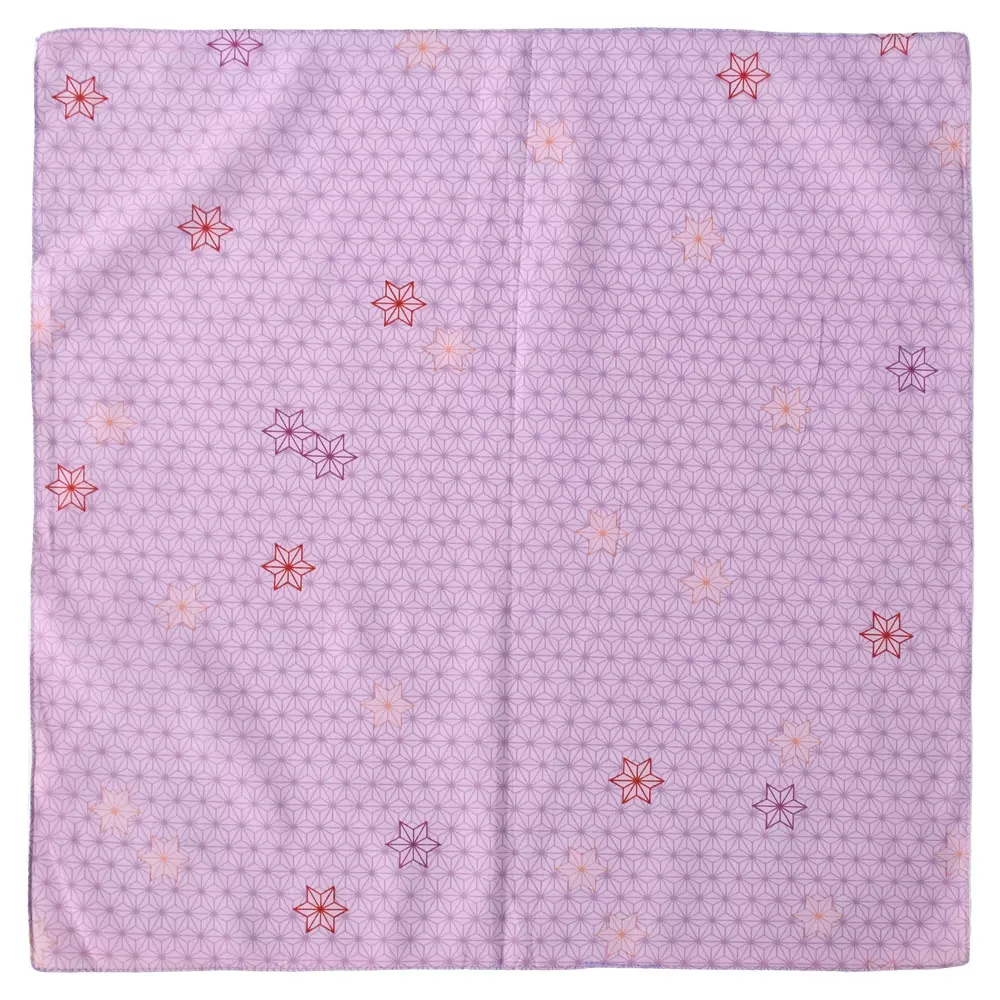 日韩新款外贸几何花六边形全棉方巾 四季百搭55x55cm环保印花头巾