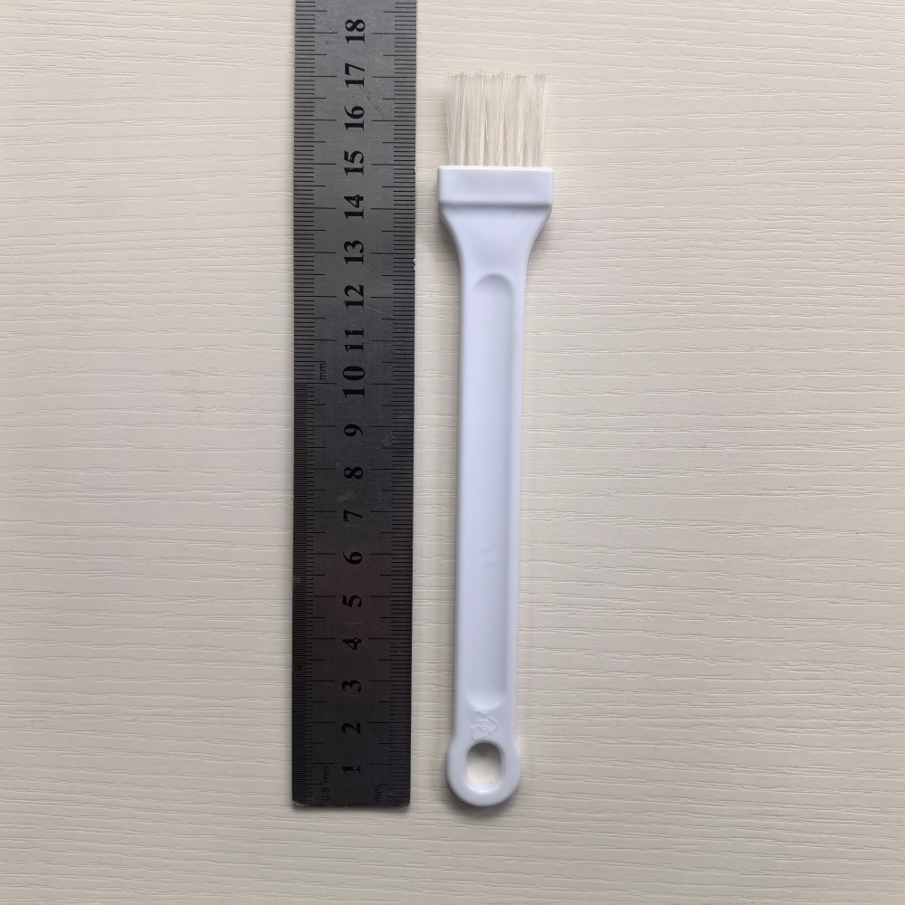 塑料白柄小毛刷缝隙凹槽刷压蒜器电器剃须刀清洁除尘刷尼龙毛刷子