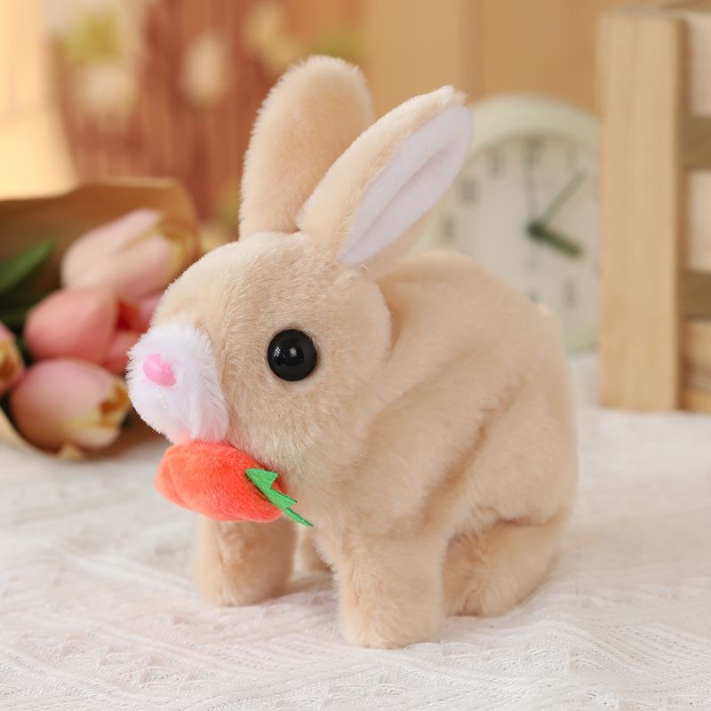 Brown carrot rabbit