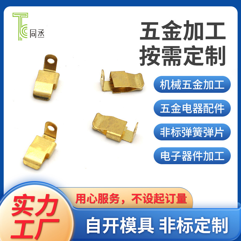 Customized Hardware Mold Processing for Stainless Steel and Copper Stamping Hardware Accessories, Including Buckles, Counterweights, Washers, and Battery Springs