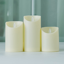 [老客拍] led电子蜡烛灯仿真蜡烛塑料斜口子弹头电子蜡烛氛围灯