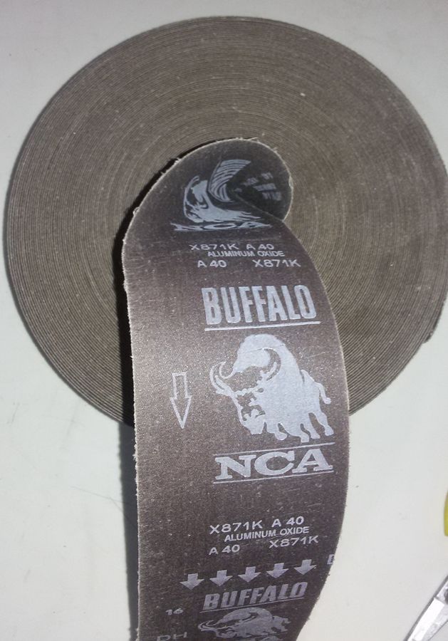 日本进口野牛牌/硬砂布卷X871K、砂带可尺寸