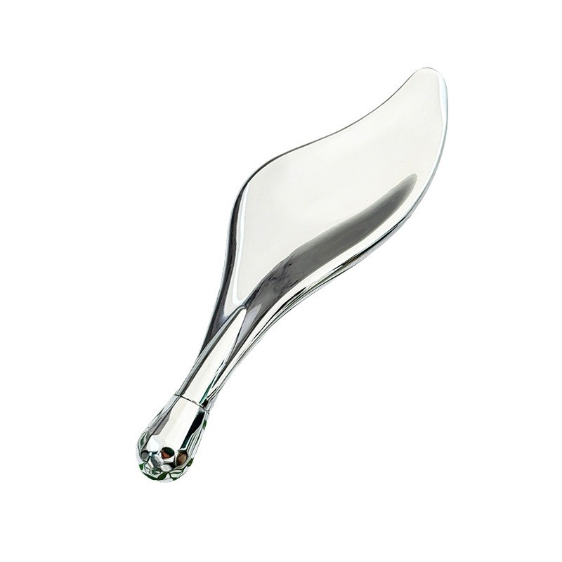 Rodillo metálico para masaje ocular, aplicador para crema facial y lifting de cara, regalo de belleza para el rostro